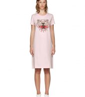 photo Pink Limited Edition Tiger T-Shirt Dress by Kenzo - Image 1