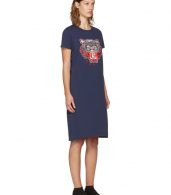 photo Navy Limited Edition Tiger T-Shirt Dress by Kenzo - Image 2