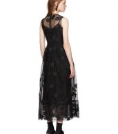 photo Black Floral Tulle Bell Dress by Simone Rocha - Image 3