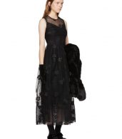 photo Black Floral Tulle Bell Dress by Simone Rocha - Image 4