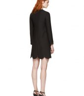 photo Black Scallop Rockstud Dress by Valentino - Image 3