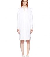 photo White Gabrielle Shirt Dress by Won Hundred - Image 1