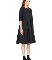 photo Black Padded Collared Dress by Comme des Garcons Comme des Garcons - Image 2