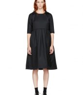 photo Black Padded Collared Dress by Comme des Garcons Comme des Garcons - Image 1