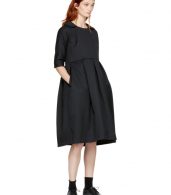 photo Black Padded Collared Dress by Comme des Garcons Comme des Garcons - Image 4
