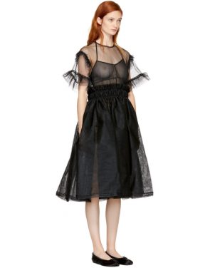 photo Black Tulle Dress by Noir Kei Ninomiya - Image 2
