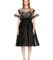 photo Black Tulle Dress by Noir Kei Ninomiya - Image 1