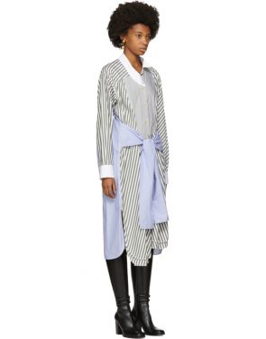 photo Tricolor Striped Shirt Dress by Loewe - Image 2