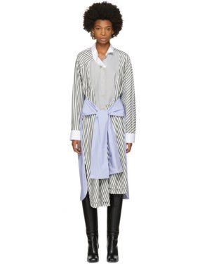 photo Tricolor Striped Shirt Dress by Loewe - Image 1