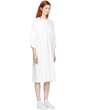 photo White Wide Dress by Blue Blue Japan - Image 2