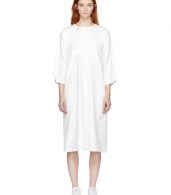 photo White Wide Dress by Blue Blue Japan - Image 1