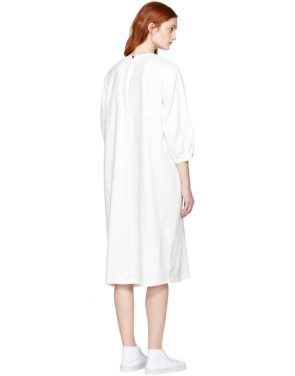 photo White Wide Dress by Blue Blue Japan - Image 3