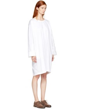 photo White Deron T-Shirt Dress by Nehera - Image 2