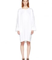photo White Deron T-Shirt Dress by Nehera - Image 1