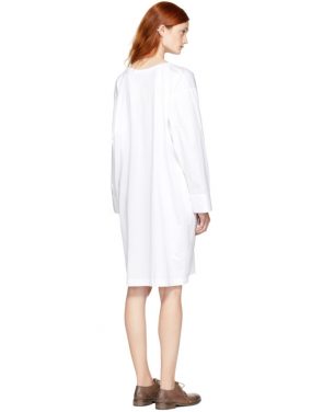 photo White Deron T-Shirt Dress by Nehera - Image 3