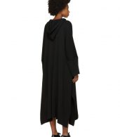 photo Black Fleece Hooded Dress by Nocturne 22 - Image 3