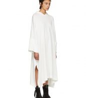 photo Off-White Fleece Hooded Dress by Nocturne 22 - Image 2