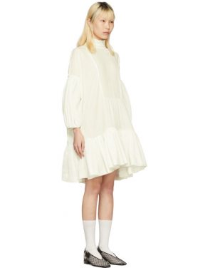 photo White Velvet Belle Dress by Cecilie Bahnsen - Image 2
