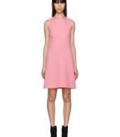 photo Pink A-Line Buttons Dress by Dolce and Gabbana - Image 1