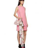 photo Pink A-Line Buttons Dress by Dolce and Gabbana - Image 4