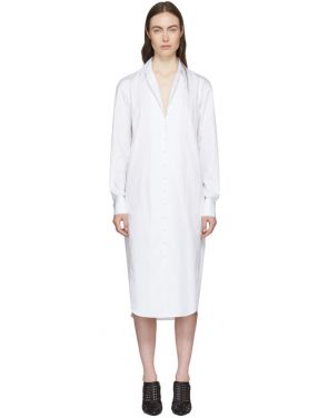 photo White Tamise Shirt Dress by Olivier Theyskens - Image 1