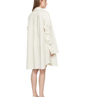 photo Off-White Bow Shirt Dress by Roberts | Wood - Image 3
