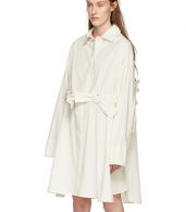 photo Off-White Bow Shirt Dress by Roberts | Wood - Image 4