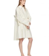photo Off-White Bow Shirt Dress by Roberts | Wood - Image 5