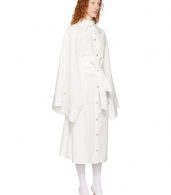 photo White Obi Belt Shirt Dress by A.W.A.K.E. - Image 2