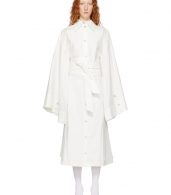 photo White Obi Belt Shirt Dress by A.W.A.K.E. - Image 1