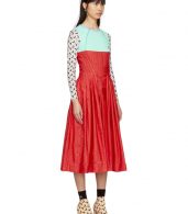 photo Red and Turquoise Cornerstones Hybrid Dress by Marine Serre - Image 2