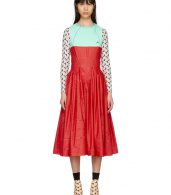 photo Red and Turquoise Cornerstones Hybrid Dress by Marine Serre - Image 1
