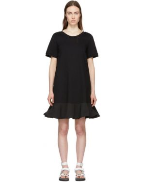 photo Black Short T-Shirt Dress by Moncler - Image 1