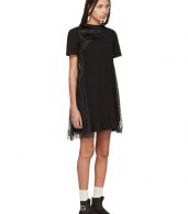 photo Black Cut-Up T-Shirt Dress by McQ Alexander McQueen - Image 2