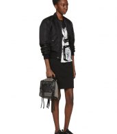 photo Black Glitch Bunny Slouch T-Shirt Dress by McQ Alexander McQueen - Image 4