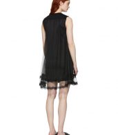photo Black Hybrid Goth Mini Dress by McQ Alexander McQueen - Image 2
