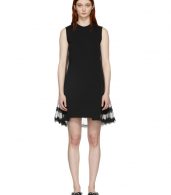photo Black Hybrid Goth Mini Dress by McQ Alexander McQueen - Image 1
