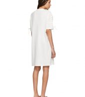 photo Ivory Laced T-Shirt Dress by McQ Alexander McQueen - Image 3
