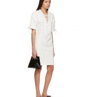 photo Ivory Laced T-Shirt Dress by McQ Alexander McQueen - Image 5