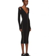 photo Black Bodycon Zip Dress by McQ Alexander McQueen - Image 2
