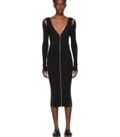 photo Black Bodycon Zip Dress by McQ Alexander McQueen - Image 1