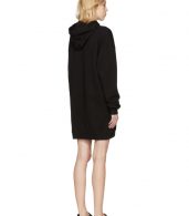 photo Black Bunny Cut Supersized Hoodie Dress by McQ Alexander McQueen - Image 3