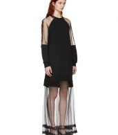 photo Black Hybrid Long Dress by McQ Alexander McQueen - Image 2