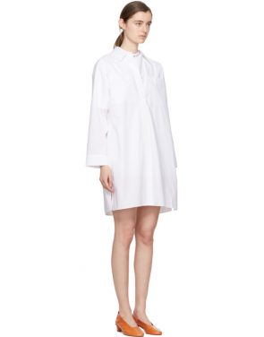 photo White Jacui Shirt Dress by Acne Studios - Image 2