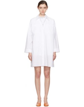 photo White Jacui Shirt Dress by Acne Studios - Image 1
