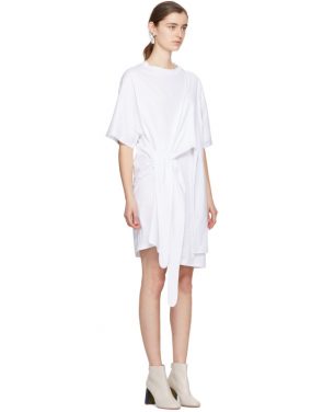 photo White Lylia T-Shirt Dress by Acne Studios - Image 2
