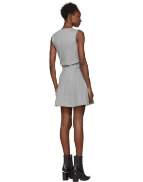 photo Grey Compact Jersey Dress by Dsquared2 - Image 3