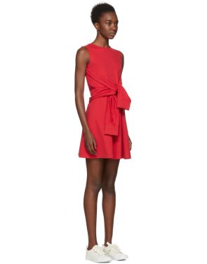 photo Red Compact Jersey Dress by Dsquared2 - Image 2