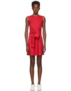 photo Red Compact Jersey Dress by Dsquared2 - Image 1