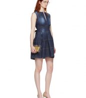 photo Blue Panelled Strap Dress by Dsquared2 - Image 5